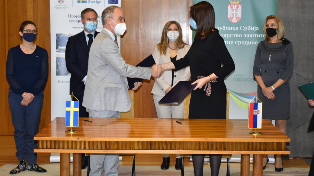 Švedska ulaže još 600.000 evra za eko projekte u Srbiji